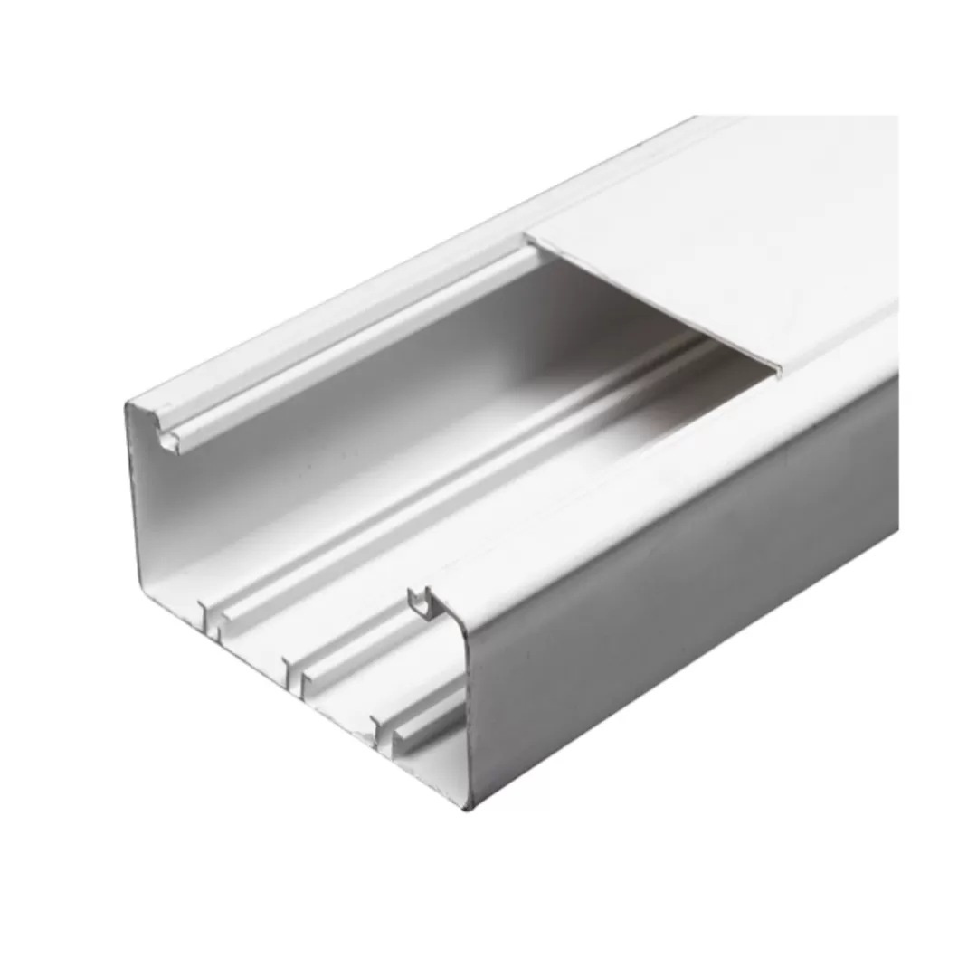 Canaleta o Moldura PVC 100x50 Blanca - 2 Metros 1PC